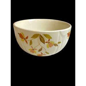 MidCentury Halls Superior 1 Qt Radiance Mixing Bowl Autumn Leaves 6.25"